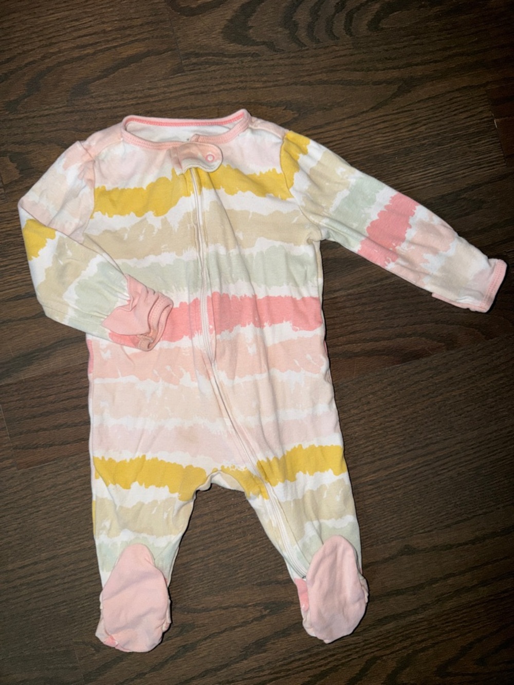 Cloud Island Colorful Striped One Piece | 6-9M